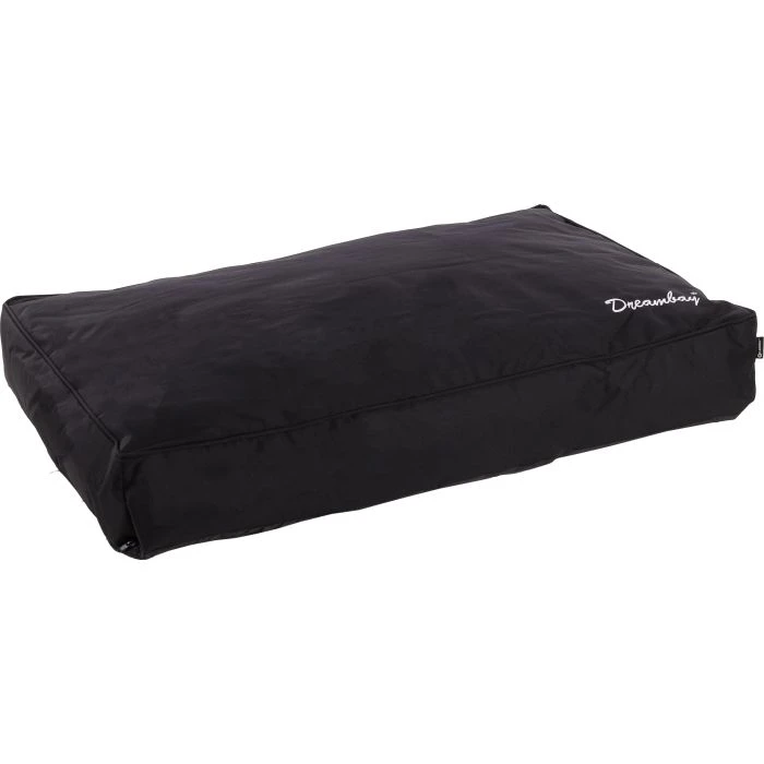 Flamingo Coussin Dreambay Rectangulaire+bord+fermeture Eclair Noir 100x65x15cm