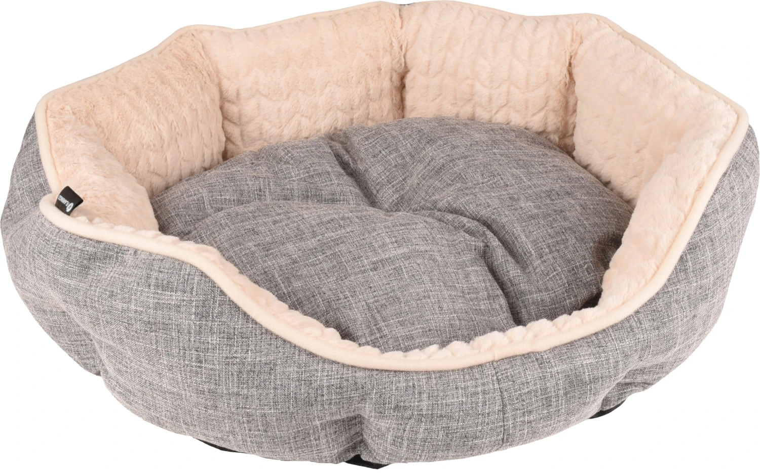 Flamingo Panier Pour Chien Zupo Octogonal Gris 60x50x17cm – Image 4