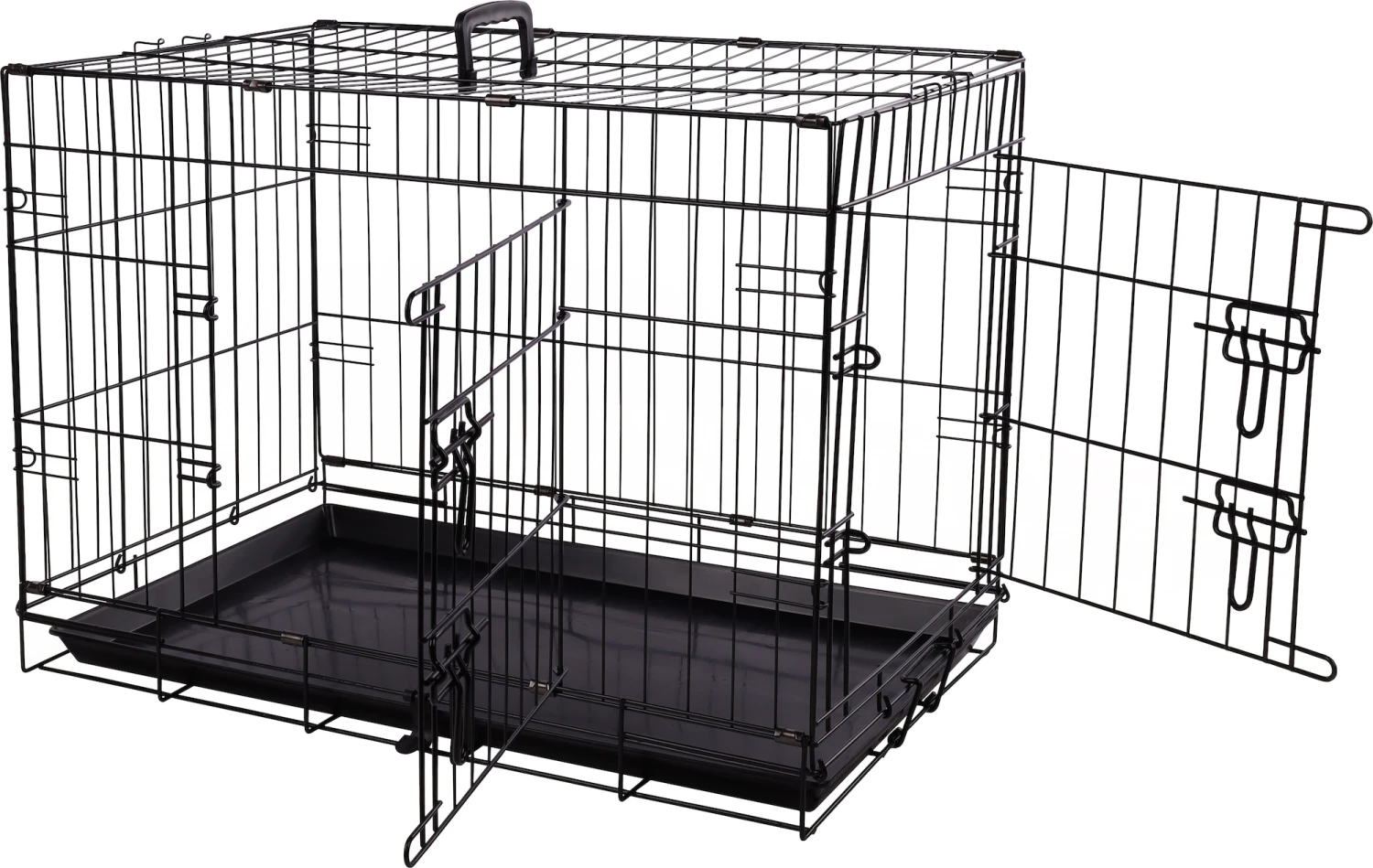 Flamingo Cage Pour Chien Mezo Noir S 43x61x50cm – Image 5