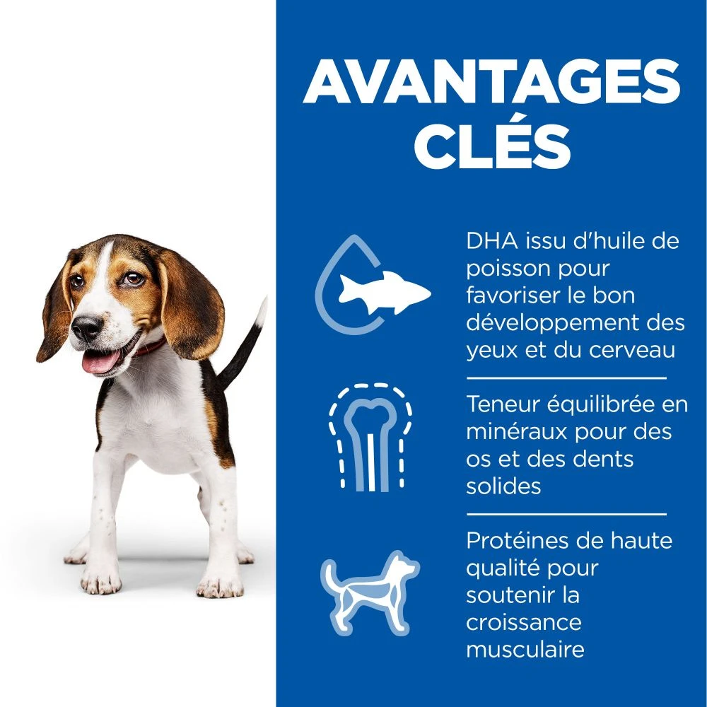 Hill's Science Plan Puppy Croquettes Et Boîtes Pour Chiot Medium Au Poulet – Image 4