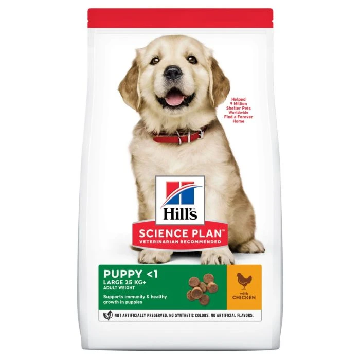 Hill's Science Plan Puppy Croquettes Pour Chiot De Grande Taille Au Poulet 16kg – Image 2