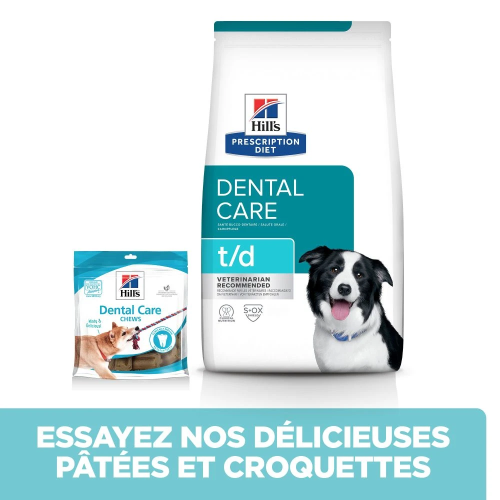 Hill's Prescription Diet T/D Dental Care Croquettes Pour Chien Au Poulet – Image 4