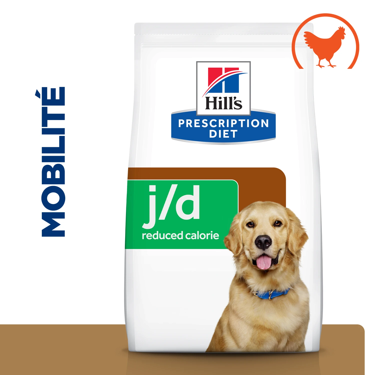Hill's Prescription Diet J/D Reduced Calorie Croquettes Pour Chien Au Poulet – Image 3