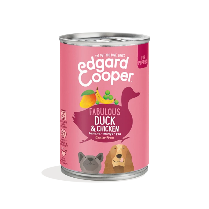Edgard & Cooper Edgard&Cooper Pâtée Pour Chiot Au Canard - 6x 400g