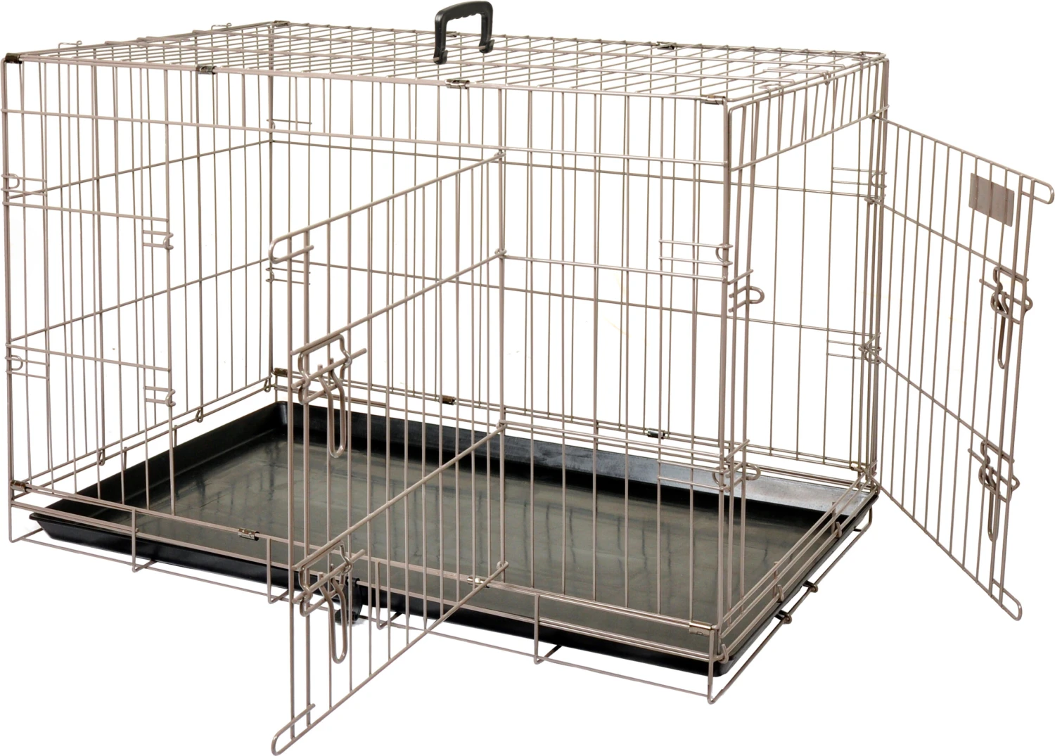 Flamingo Cage Pour Chien Ebo Taupe XL 70x109x77cm – Image 5