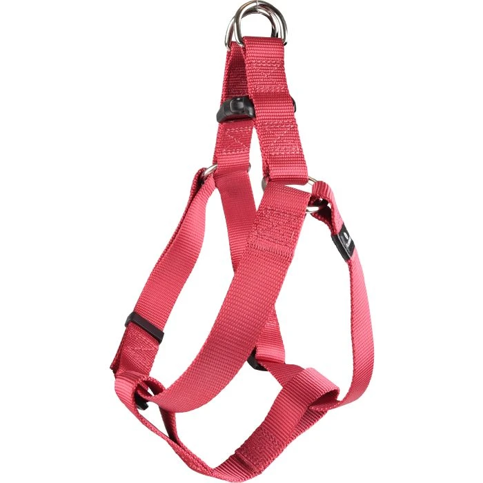 Flamingo Harnais Step&go Ziggi Rouge Cerise 40-70cm 25mm