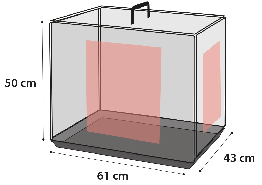 Flamingo Cage Pour Chien Mezo Noir S 43x61x50cm – Image 2
