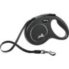 Laisse Flexi New Classic Sangle S/5m Noir