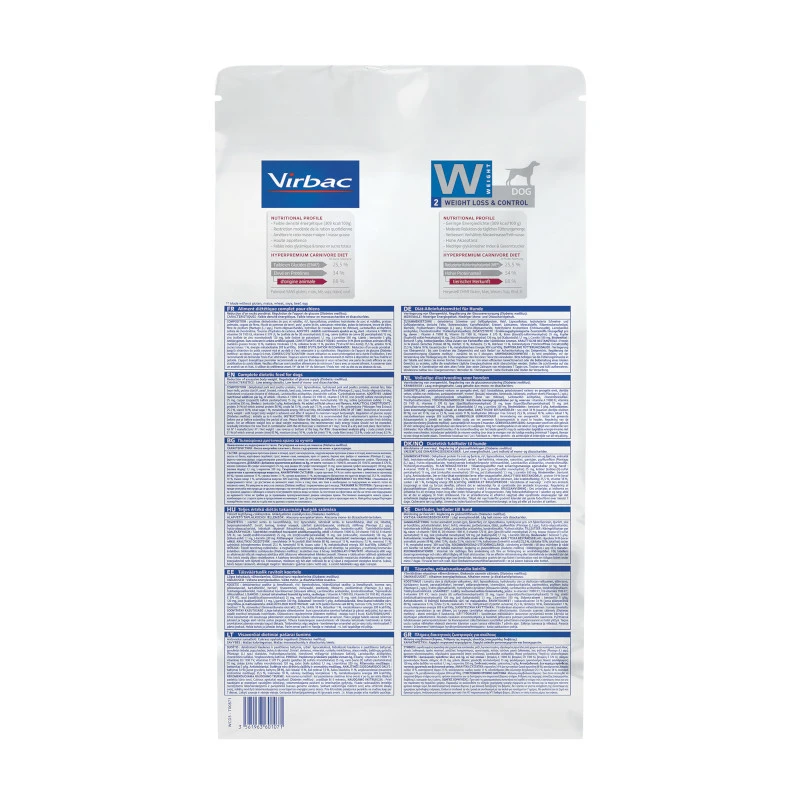 Virbac HPM W2 Weight & Control Chien 3Kg – Image 4