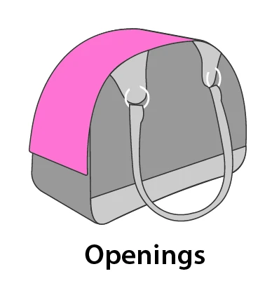 Flamingo Sac De Transport Chloe 1 - 41x20x31cm – Image 3