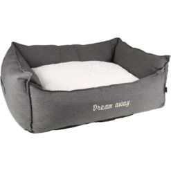 Flamingo Panier Dream Away Rectangulaire Fermeture Eclair Gris 90x70x35cm