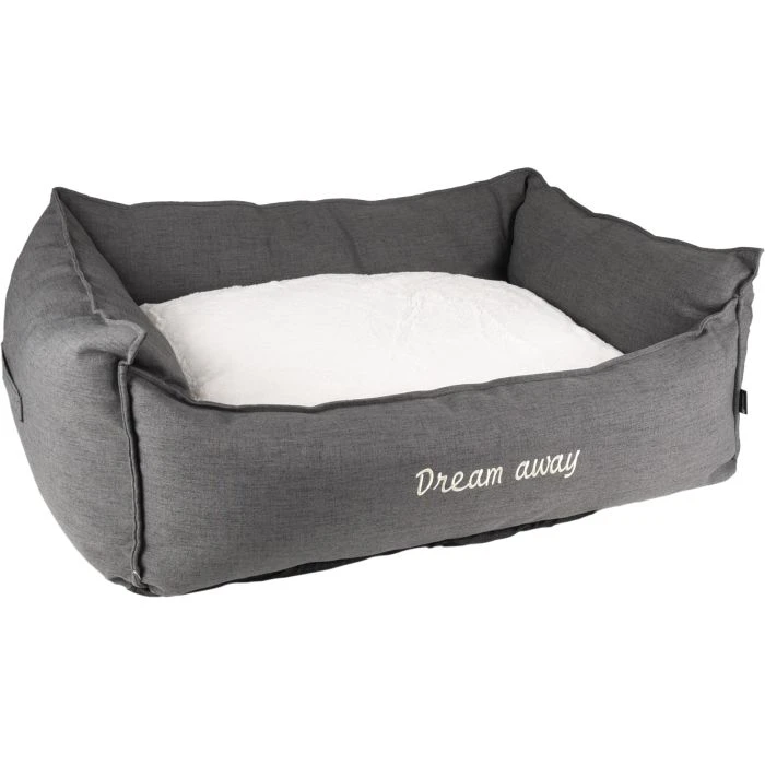 Flamingo Panier Dream Away Rectangulaire Fermeture Eclair Gris 90x70x35cm