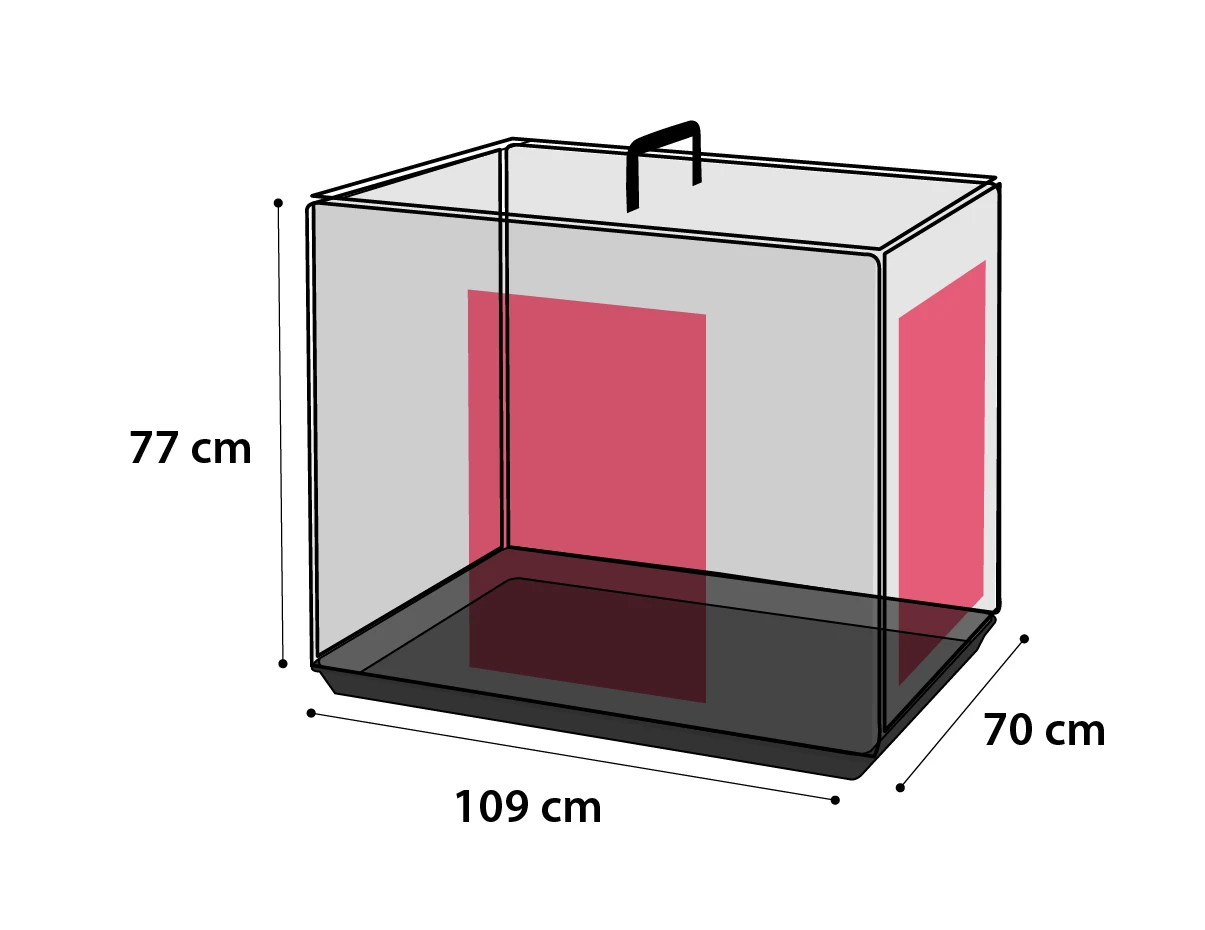 Flamingo Cage Pour Chien Ebo Taupe XL 70x109x77cm – Image 3