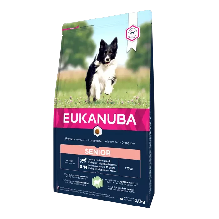 Eukanuba Mature & Senior All Breeds Pour Chien Agneau & Riz 2,5kg