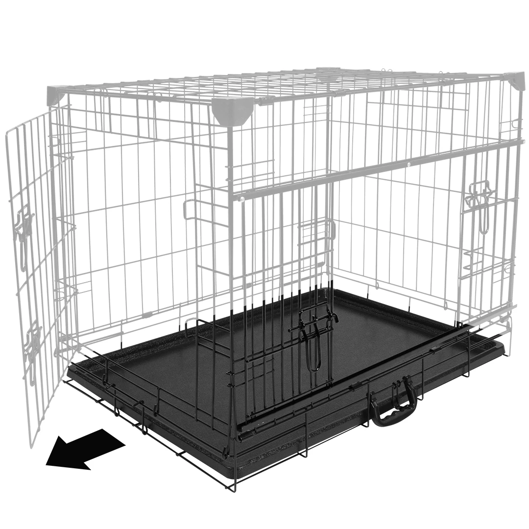 Cage Fer Ninja Edition Avec Porte Coulissante 76x53x61 Cm Noir – Image 3